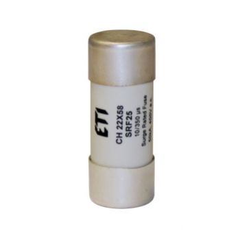 Wkładka topikowa cylindryczna SRF CH22x58 SRF25-I /400V 002646010 ETI (002646010)