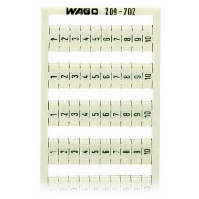 Ramka z oznacznikami 10x 1-10 209-702 /5szt./ WAGO (209-702)