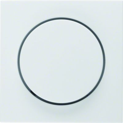 Berker S.1/B.3/B.7 Płytka czoł. pokręt. reg. do ściemniacza obrotowego biały 11378989 produkt wycofany HAGER (11378989)