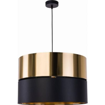 Tk Lighting lampa wisząca Hilton 1xE27 max 60W czarna/złota (4346)