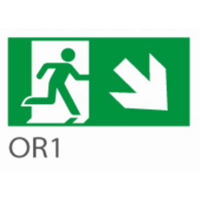 Piktogram schody / wyjście w prawo w dół do ORION - OR1 INTELIGHT (39980)