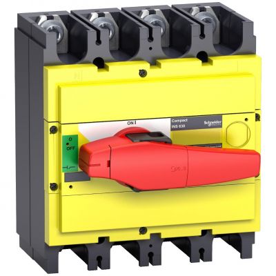 Compact INS INV rozłącznik INS400 żółto-czerwony 400A 4P 31131 SCHNEIDER (31131)