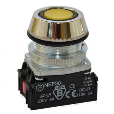 Przycisk NEF30-UK2Y/W3 żółty (W0-NEF30-UK 2Y/W3 G)