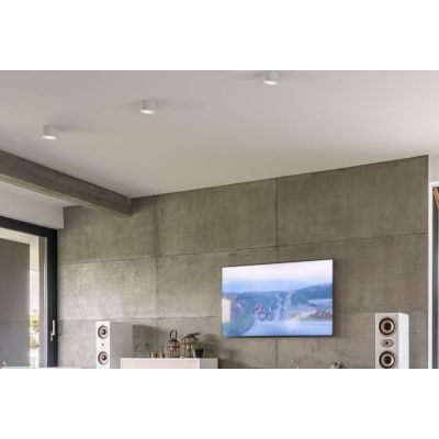 Oprawa natynkowa CHLOE AR111 GU10 250V IP20 120x85mm biały okrągła nieruchoma  SLIP005010 Spectrum Led (SLIP005010)