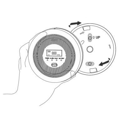Detektor czujnik tlenku węgla czadu CTL-01 F&F (CTL-01)