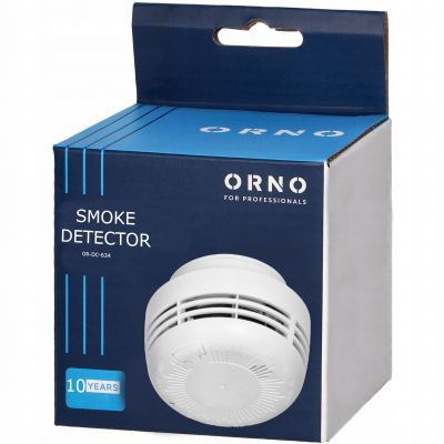 Bateryjny czujnik dymu bateria 9V żywotność 10 lat ORNO (OR-DC-634)