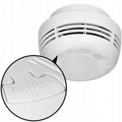 Bateryjny czujnik dymu bateria 9V żywotność 10 lat ORNO (OR-DC-634)