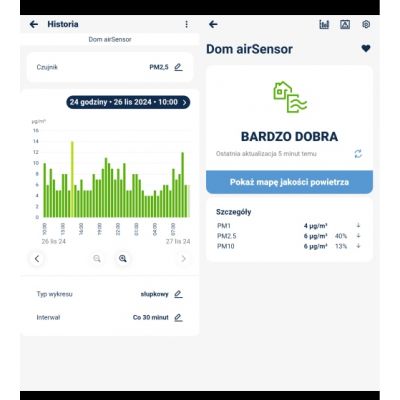 Czujnik jakości powietrza airSensor Wi-Fi BLEBOX (airSensor)