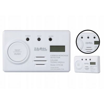Czujnik tlenku węgla z wbudowaną baterią typ: CTW-06 ZAMEL (GAR10000068-WPL)