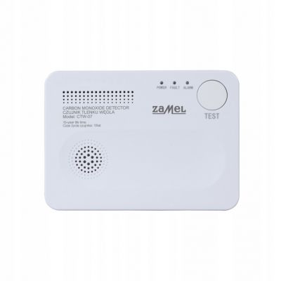 Czujnik tlenku węgla bateryjny typ: CTW-07 ZAMEL (GAR10000072-WPL)