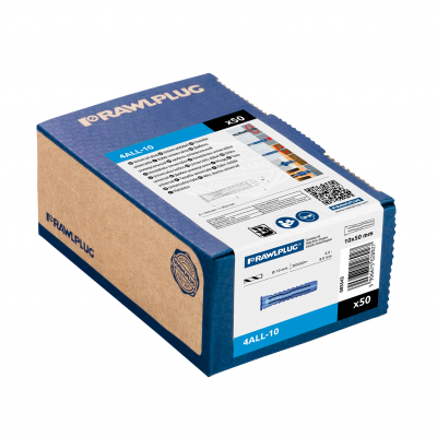 Kołek uniwersalny 4ALL 8x40mm 100szt. RAWLPLUG (4ALL-08)