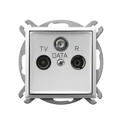 ARIA Gniazdo RTV-DATA - kolor biały (GPA-UD/m/00)