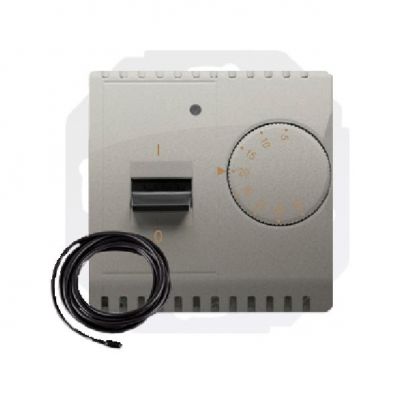 SIMON BASIC WMUR-011xxx-H011 Regulator temperatury z czujnikiem zewnętrznym, 16A, 230V~. Montaż gnia BMRT10ZS.02/29 KONTAKT (BMRT10ZS.02/29)