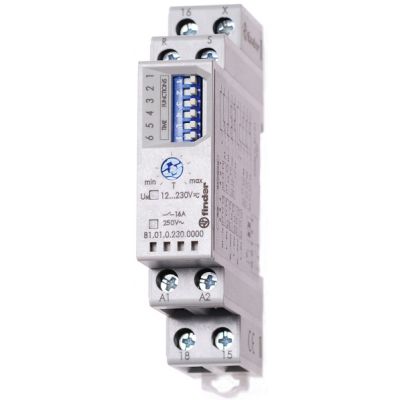 Przekaźnik czasowy modułowy serii 81: 1 P; 16 A; 12...230 V AC/DC /opk=5szt./ 81.01.0.230.0000 FINDER (810102300000)