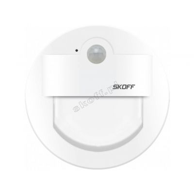 Oprawa schodowa LED Rueda LED PIR 120 Motion Sensor Light 2,4W 230V AC 4000K barwa neutralna IP20 biały mat  SKOFF (MM-RUE-C-N-1-ML-ML-01)