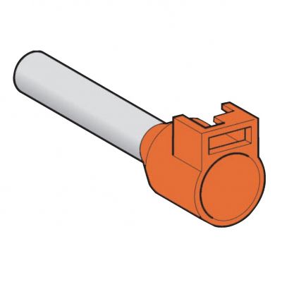 Akcesoria końcówka kablowa rozmiar średni - 4 mm2 - pomarańczowa DZ5CA042 SCHNEIDER (DZ5CA042)