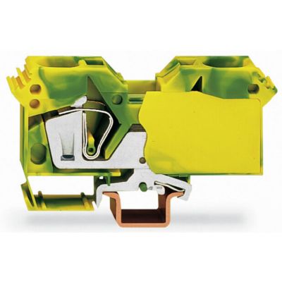 Złączka 2-przewodowa 35mm2 żółto-zielona 285-607 /15szt./ WAGO (285-607)
