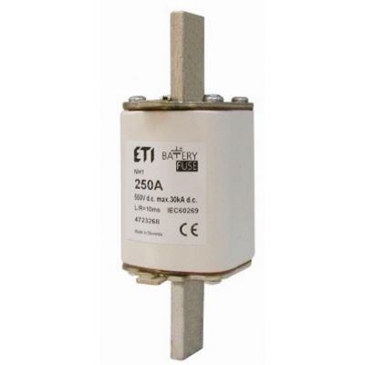 Wkładka topikowa NH do ochrony akumulatorów, magazynów energii DC NH1 gBat 50A 700V DC 004723290 ETI (004723290)
