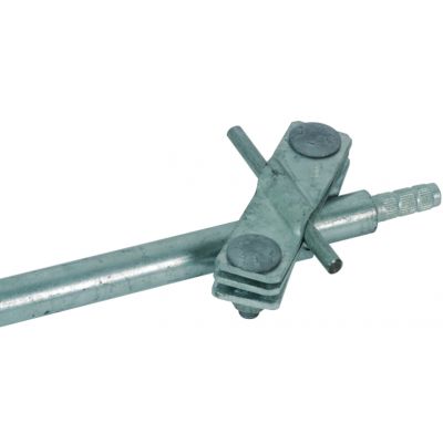 Zacisk do uziomów fi 25 mm i drutu 7-10/ płask 40 mm, St/tZn (625015)