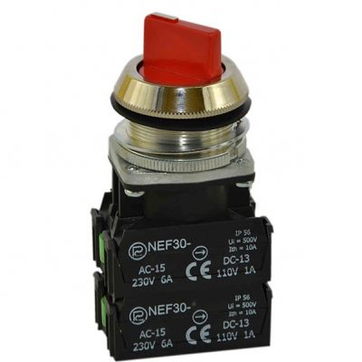 Przycisk NEF30-TPc2XY/W3 czerwony (W0-NEF30-TPC 2XY/W3 C)