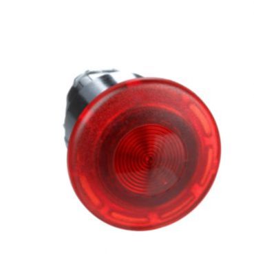 Harmony XB4 Główka podświetlanego przycisku awaryjnego stopu LED Podciągnięcie Czerwona 40 mm ZB4BW643 SCHNEIDER (ZB4BW643)