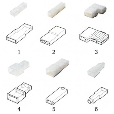 Tulejka izolacyjna kształt 2 Nylon 280206 HAUPA (280206)