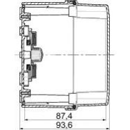 Thalassa Puszka ABS nieprzezroczysta pokrywa 107x 65x 55mm NSYTBS1176 SCHNEIDER (NSYTBS1176)