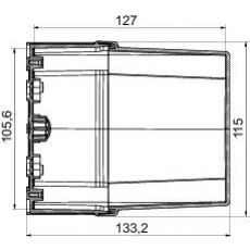 Thalassa Puszka PC nieprzezroczysta pokrywa 116x 116x 62mm NSYTBP11116 SCHNEIDER (NSYTBP11116)