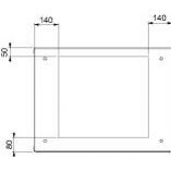 Spacial Pełna płyta kablowa SM 800x 400mm NSYSMEC84 SCHNEIDER (NSYSMEC84)