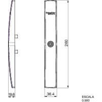 Spacial Wkładka płaska dwupiórkowa 5mm do SF SM NSYSFLOCKDB5 SCHNEIDER (NSYSFLOCKDB5)