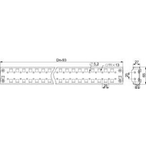 Spacial Wsporniki pionowe perforowane do SF SM 2 rzędy 400mm NSYSUCR6540 SCHNEIDER (NSYSUCR6540)
