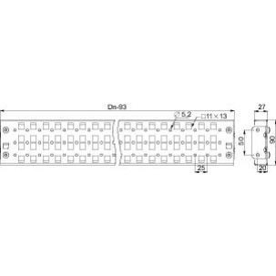 Spacial Wsporniki pionowe perforowane do SF SM 3 rzędy 1000mm NSYSUCR90100 SCHNEIDER (NSYSUCR90100)