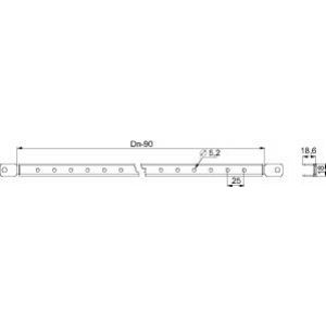Spacial Lekkie szyny poprzeczne do SF SM 2 sztuki 800mm NSYSLCR80 SCHNEIDER (NSYSLCR80)
