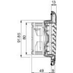 ClimaSys Wentylator z kratką 38 m3/h IP54 48VDC NSYCVF38M48DPF SCHNEIDER (NSYCVF38M48DPF)