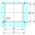 ClimaSys Kratka wentylacyjna metalowa 130x 110mm NSYCAG130X110LM SCHNEIDER (NSYCAG130X110LM)