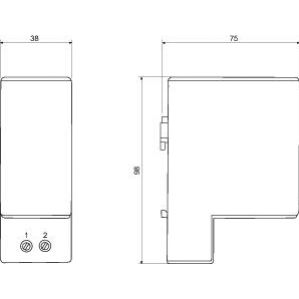 ClimaSys Grzejnik rezystancyjny PTC 20W izolowany 110/250V NSYCR20WU2C SCHNEIDER (NSYCR20WU2C)