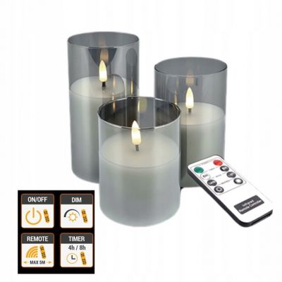 Oprawa dekoracyjna LED TRIO LED 3x0,2W ciepła biel IDEUS (04889)