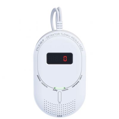 Detektor tlenku węgla i gazu z przekaźnikiem (CTLG-08-P)