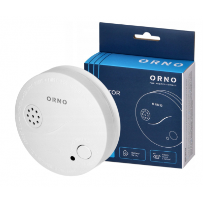 Bateryjny czujnik dymu, 9V DC OR-DC-609 ORNO (OR-DC-609)