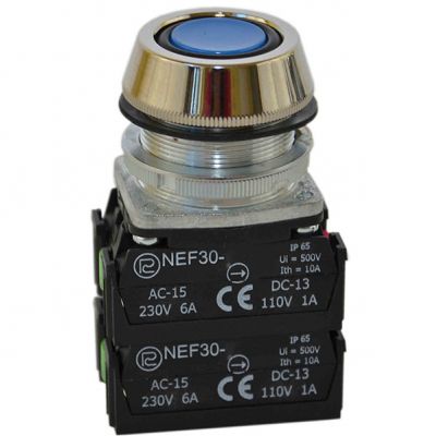 Przycisk NEF30-UKX2Y/W3 niebieski (W0-NEF30-UK X2Y/W3 N)