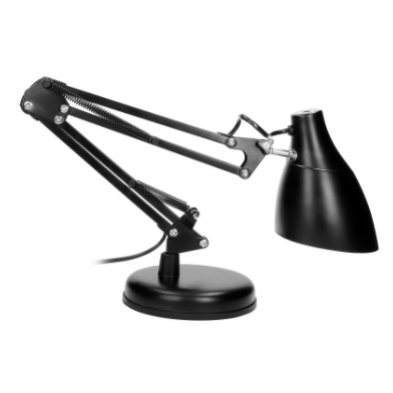 DIAN lampa biurkowa. 60W stalowa, czarna DL-1/B ORNO (DL-1/B)
