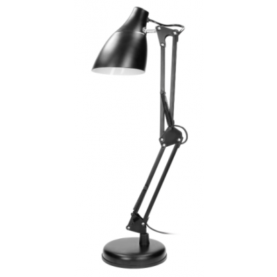 DIAN lampa biurkowa 60W stalowa czarna ORNO (DL-1/B)