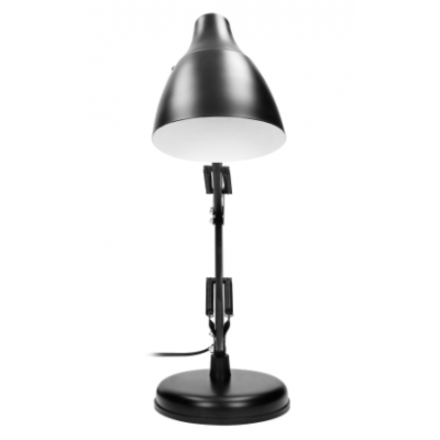 DIAN lampa biurkowa 60W stalowa czarna ORNO (DL-1/B)