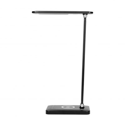 Lampka biurkowa z ładowarką indukcyjną i usb ISIYO LED 7W 390lm zmiana barwy ORNO (DL-5/B)