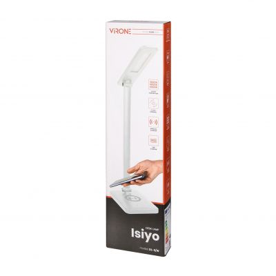 Lampka biurkowa z ładowarką indukcyjną i usb ISIYO LED 7W zmiana barwy temp DL-5/W ORNO (DL-5/W)