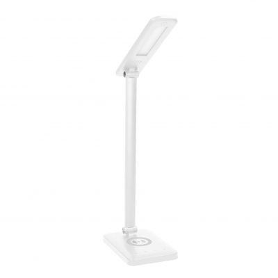 Lampka biurkowa z ładowarką indukcyjną i usb ISIYO LED 7W zmiana barwy temp DL-5/W ORNO (DL-5/W)