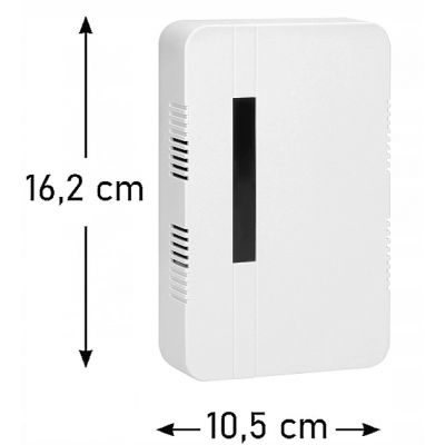 Dzwonek elektromechaniczny dwutonowy BREVIS 230V biały OR-DP-MR-150/W ORNO (OR-DP-MR-150/W)
