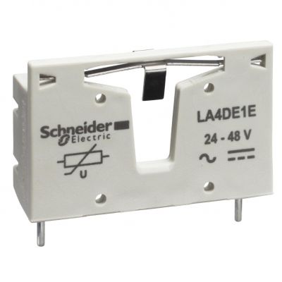 Moduł przeciwprzepięciowy TeSys D warystor 110-250 V AC/DC LA4DE1U SCHNEIDER (LA4DE1U)