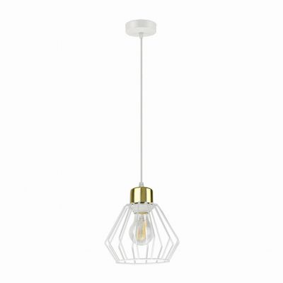 Waya 1P E27, lampa wisząca, max. 60W, biała (AD-LD-6345WE27M)