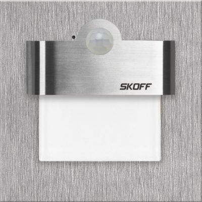 Oprawa schodowa LED Tango LED PIR 120 Motion Sensor Light 2,4W 230V AC 3000K barwa ciepła IP20 szlif Inox SKOFF (MM-TAN-K-H-1-ML-ML-01)